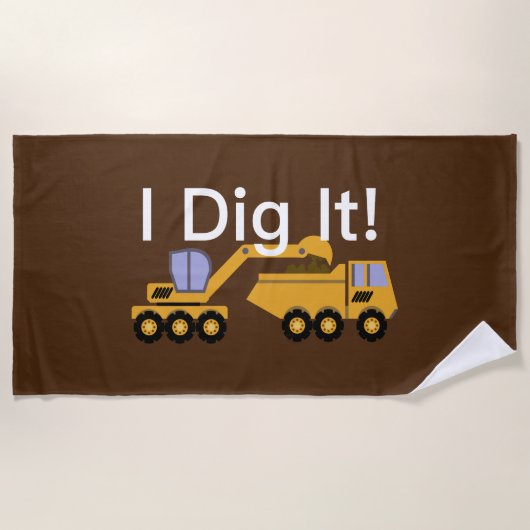 I dig it Design - Beach Towel Strandlaken (Voorkant)
