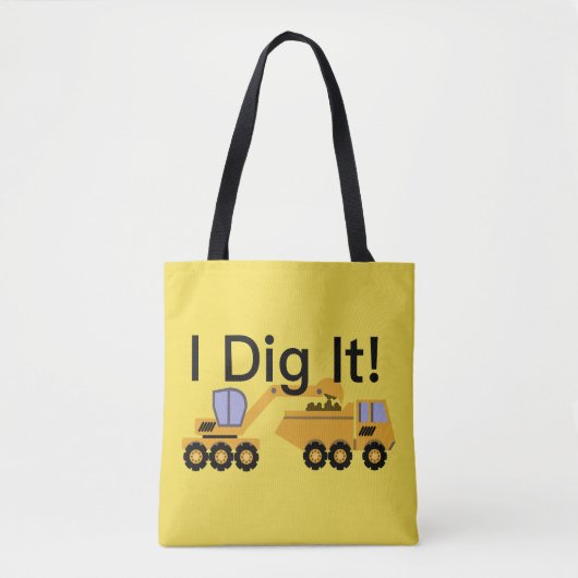 I dig it Design - Custom All-Over-Print Canvas tas (Voorkant)