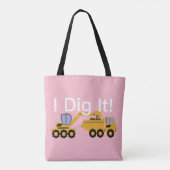 I dig it Design - Custom All-Over-Print Canvas tas (Achterkant)