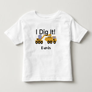 I Dig It Design - Peuter fijne jersey T-shirt