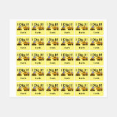 I dig it Design - Small Square Clothing Label (0,7 (Vel)