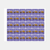 I dig it Design - Small Square Clothing Label (0,7 (Vel)