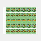 I dig it Design - Small Square Clothing Label (0,7 (Vel)