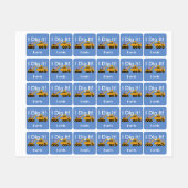 I dig it Design - Small Square Clothing Label (0,7 (Vel)