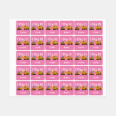 I dig it Design - Small Square Clothing Label (0,7 (Vel)