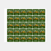 I dig it Design - Small Square Clothing Label (0,7 (Vel)