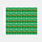 I dig it Design - Small Square Clothing Label (0,7 (Vel)