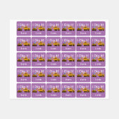 I dig it Design - Small Square Clothing Label (0,7 (Vel)