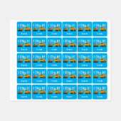 I dig it Design - Small Square Clothing Label (0,7 (Vel)