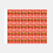 I dig it Design - Small Square Clothing Label (0,7 (Vel)