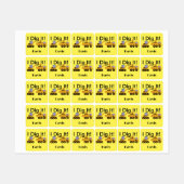 I dig it Design - Small Square Clothing Label (0,7 (Vel)