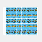 I dig it Design - Small Square Clothing Label (0,7 (Vel)