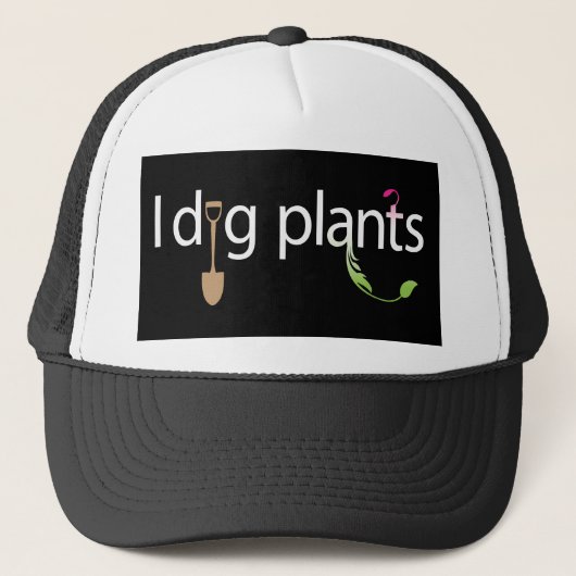 I Dig Planten Trucker Pet (Voorkant)