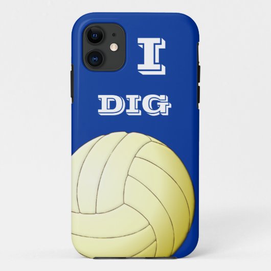 I DIG VOLLEYBALL iPhone 5 Hoesje (Achterkant)