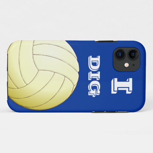 I DIG VOLLEYBALL iPhone 5 Hoesje (Achterkant (horizontaal))