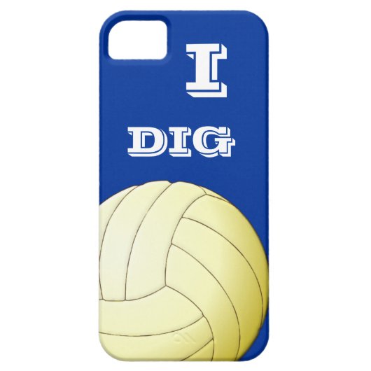 I DIG VOLLEYBALL iPhone 5 Hoesje (Achterkant)