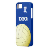 I DIG VOLLEYBALL iPhone 5 Hoesje (Achterkant Links)