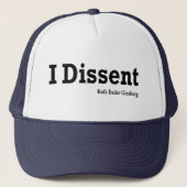 I Dissent - RBG Trucker Pet (Voorkant)