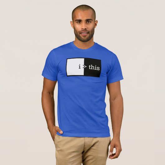 i > dit t-shirt (Voorkant volledig)