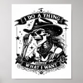 I Do A Thing Called What I Want  Poster (Voorkant)
