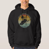 I Do All My Own Stunts Snowmobile Injury Hoodie (Voorkant)