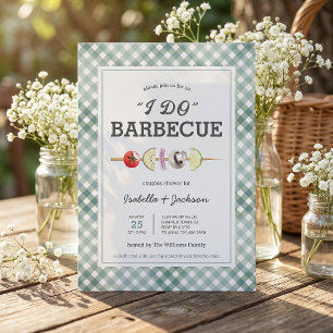 I DO Barbecue Zomer Bruiloft Shower Uitnodiging