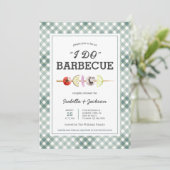 I DO Barbecue Zomer Bruiloft Shower Uitnodiging (Staand voorkant)