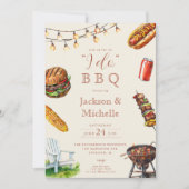 I DO BBQ barbecue koppels vrijgezellenfeest zomer Kaart (Voorkant)