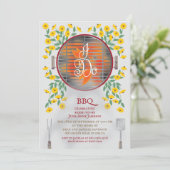 I Do BBQ Bridal Shower Invitation Kaart (Staand voorkant)
