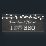 I DO BBQ Chalkboard Wedding Engagment Banner<br><div class="desc">IK DOE BBQ Chalkboard Wedding Engagment Banner. Voor verdere aanpassing,  te klikken gelieve de knoop "van de Aanpassing het"en ons ontwerphulpmiddel te gebruiken om deze sjabloon te wijzigen.</div>