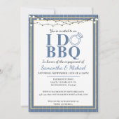 I Do BBQ Couples Shower Engagement Party Kaart (Voorkant)