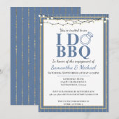 I Do BBQ Couples Shower Engagement Party Kaart (Voorkant / Achterkant)