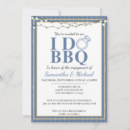 I Do BBQ Couples Shower Engagement Party Kaart