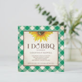 I Do BBQ Couples Shower Kaart (Staand voorkant)
