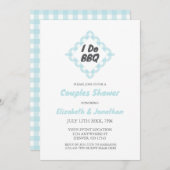 I Do BBQ Couples Shower Kaart (Voorkant / Achterkant)