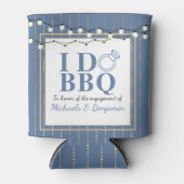 I Do BBQ Engagement Party Couples Shower Blikjeskoeler (Voorkant)