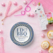 I Do BBQ Engagement Party Couples Shower Papieren Kommen (Feest)