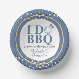 I Do BBQ Engagement Party Couples Shower Papieren Kommen