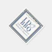 I Do BBQ Engagement Party Couples Shower Servet (Hoek)