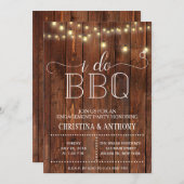 I Do BBQ Engagement Party Kaart (Voorkant / Achterkant)