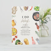 I Do BBQ Engagement Party Kaart (Staand voorkant)