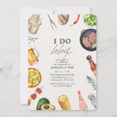 I Do BBQ Engagement Party Kaart (Voorkant)