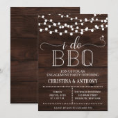 I Do BBQ Engagement Party Kaart (Voorkant / Achterkant)