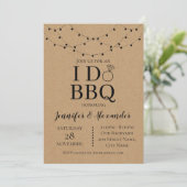 I Do BBQ Engagement Party Kaart (Staand voorkant)