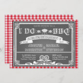 I Do BBQ Engagement Party Kaart (Voorkant / Achterkant)