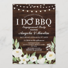 I DO BBQ Engagement Party-koppels — Showbloemen