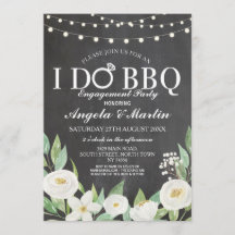 I DO BBQ Engagement Party-koppels — Showbloemen