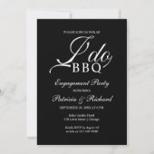I DO BBQ Engagement Party Uitnodiging (Voorkant)