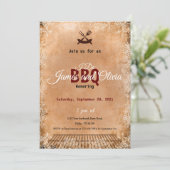 I Do BBQ Invitation, Couples Shower Engagement  Kaart (Staand voorkant)