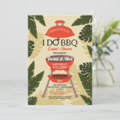 I DO BBQ Koppels Douche Tuin Yard Bladeren Kaart (Staand voorkant)